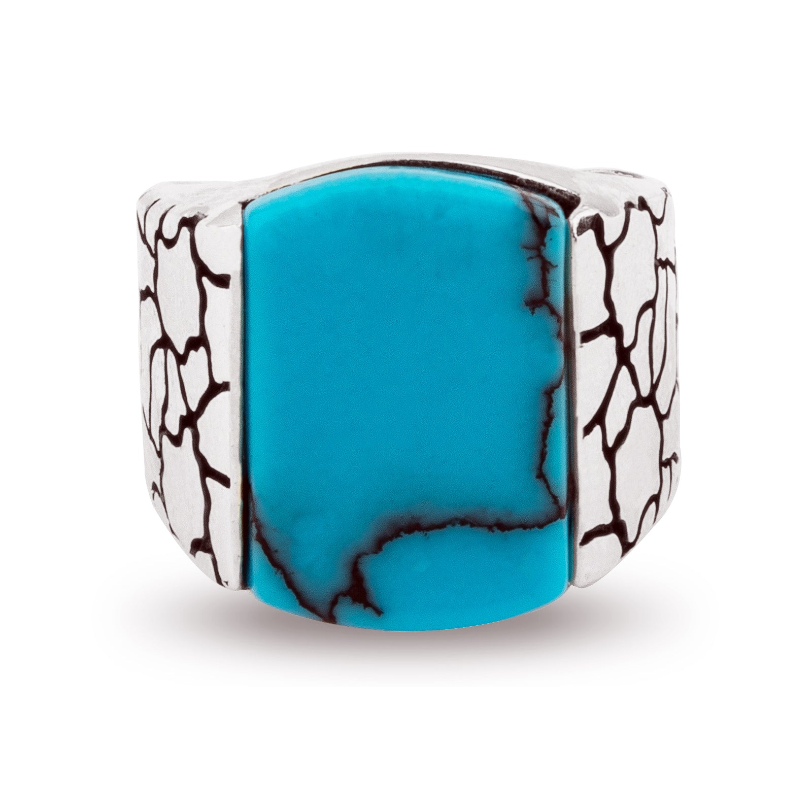 AROTOROM Turquoise Ring for Men in 925 Sterling Silver Oval Sky Blue Stone  Ring Turkish Handmade Jewelry (Size 8)|Amazon.com